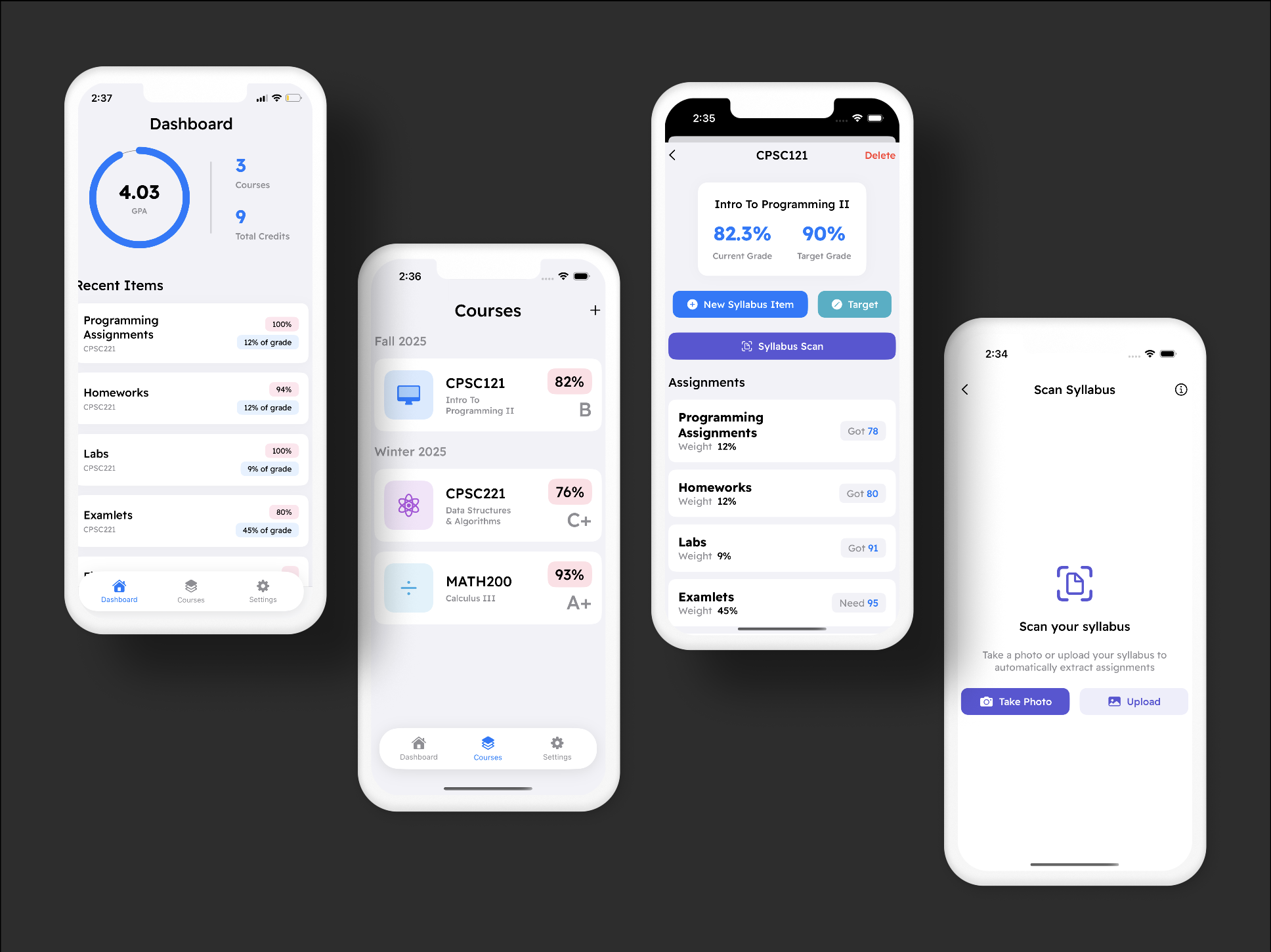 App Interface Showcase